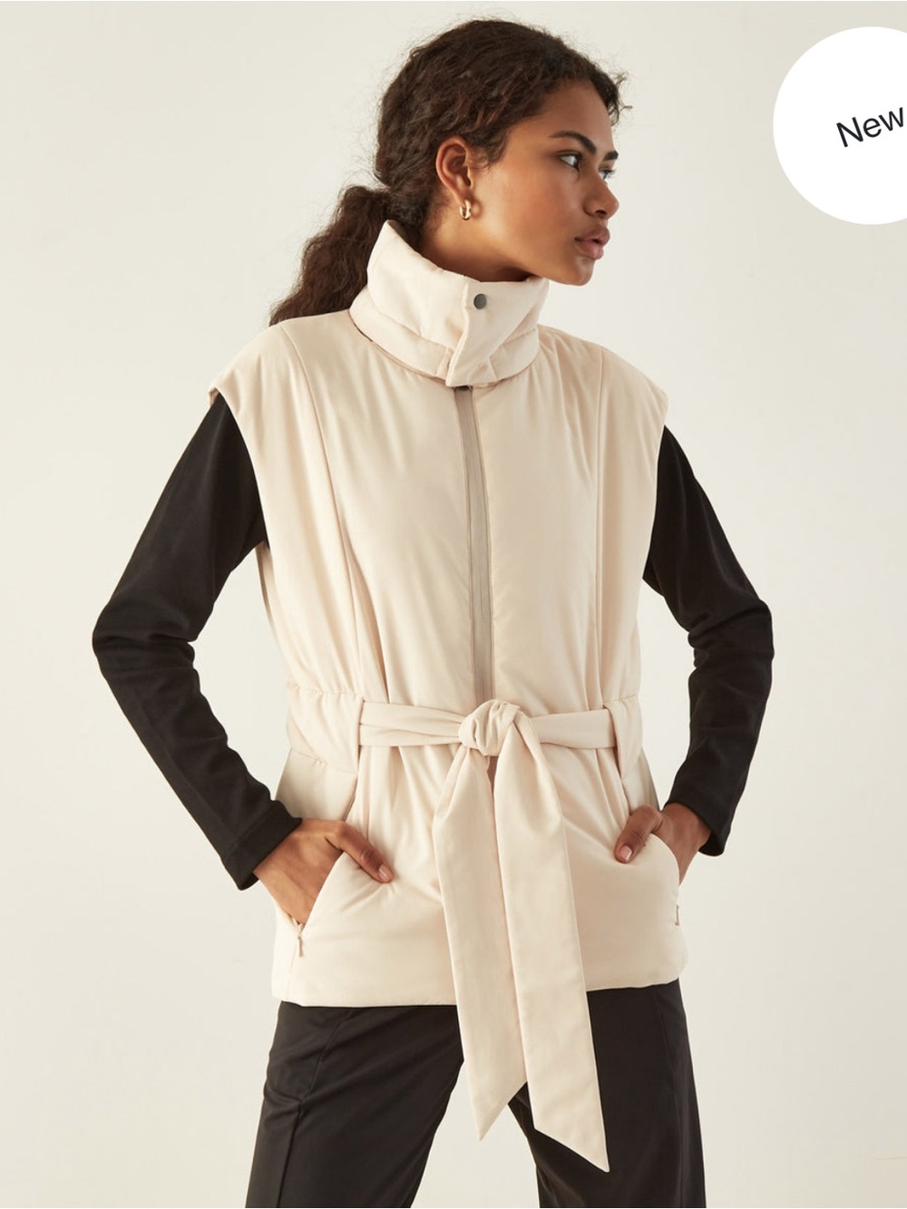 NEW ADAY City Summits Vest in sand size large